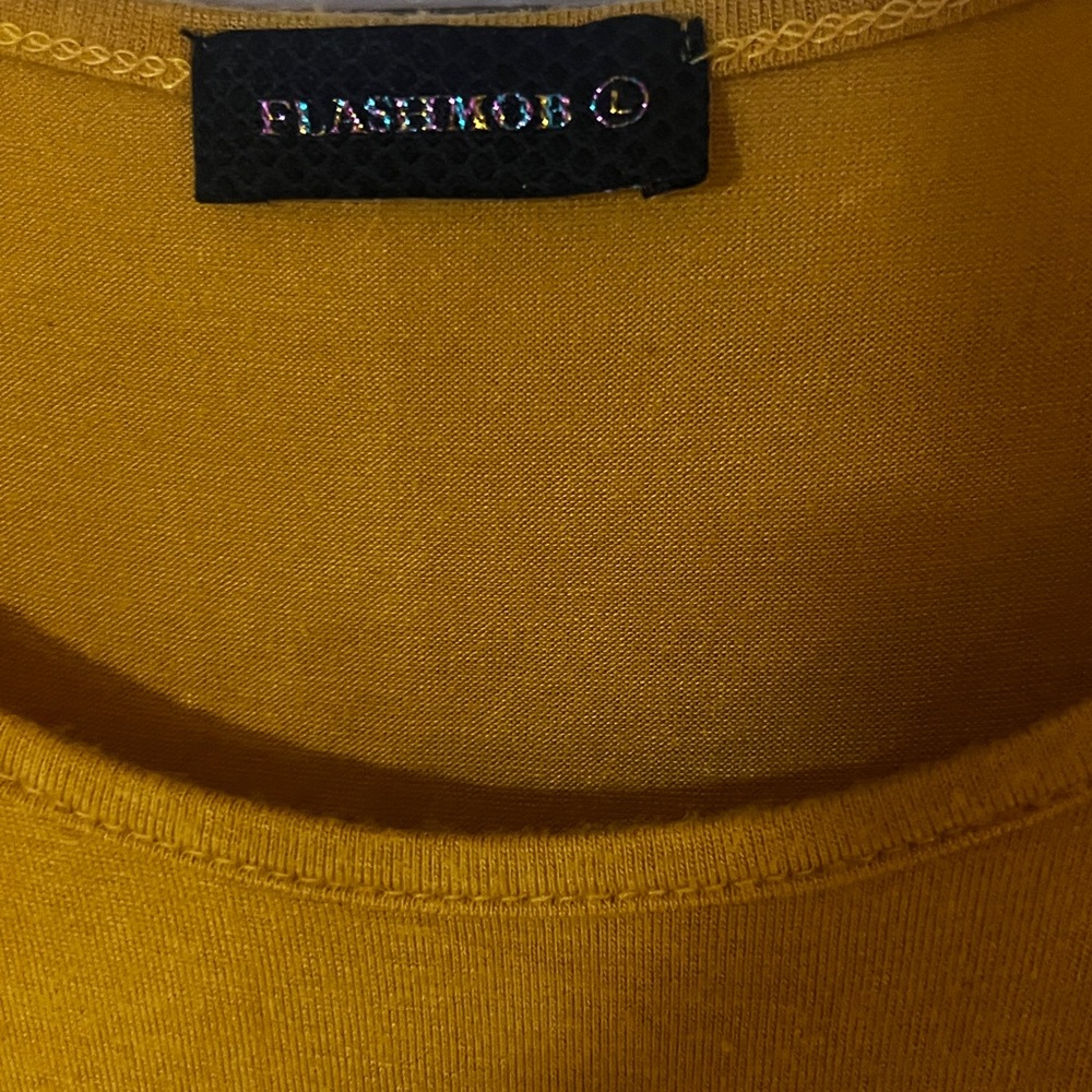 Flashmob “Instant Karma” Scoop Neck 3/4 Tee - Picture 4 of 5